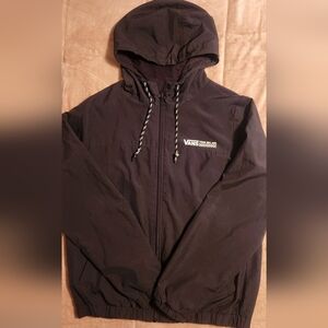Vans Black Hooded Windbreaker